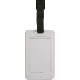 Etiqueta de viaje de plástico