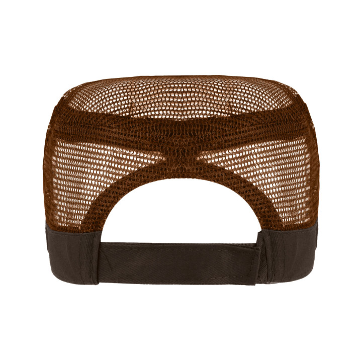 Gorra militar rejilla algodón/poliéster