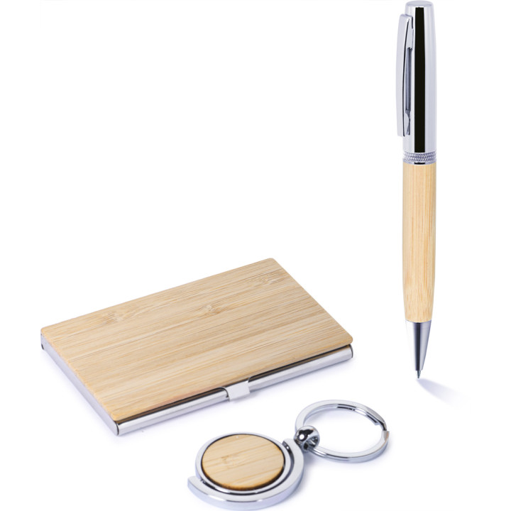 Set de escritura presentado con caja de regalo