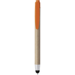 Bolígrafo papel reciclado pantalla táctil