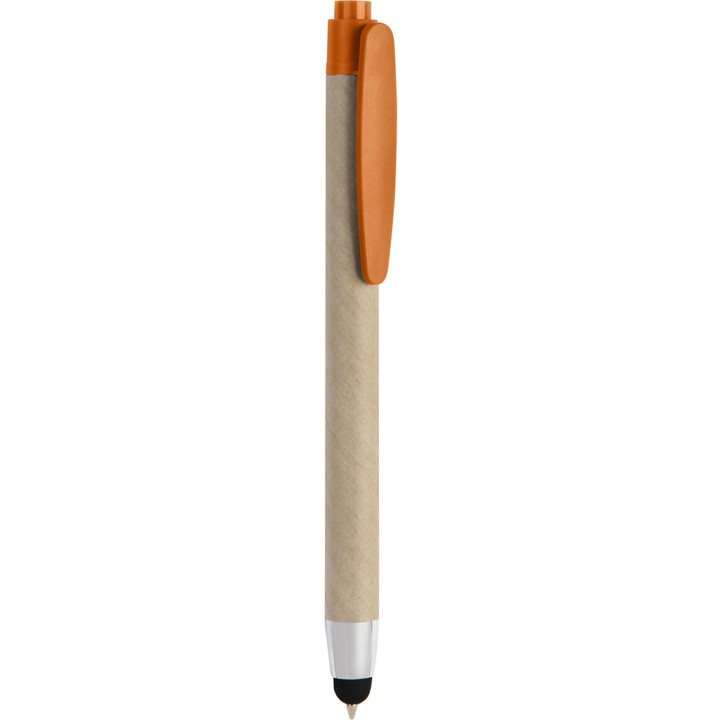 Bolígrafo papel reciclado pantalla táctil