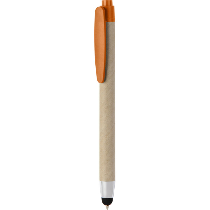 Bolígrafo papel reciclado pantalla táctil