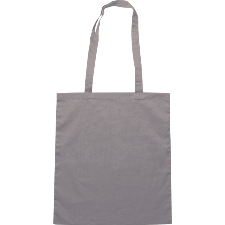 Bolsa shopping de algodón 100 gr/m2 asa larga