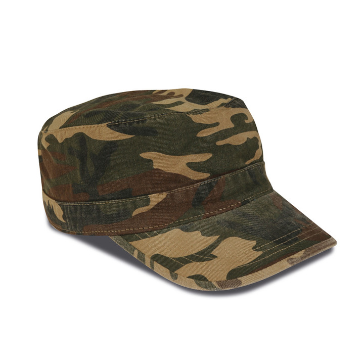 Gorra militar 100% algodón efecto lavado