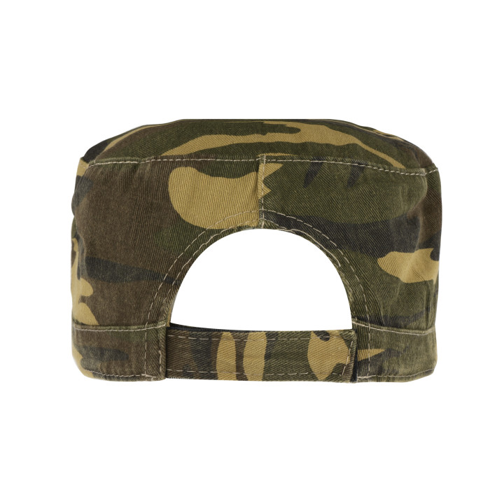 Gorra militar 100% algodón efecto lavado