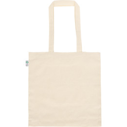 Bolsa shopping algodón orgánico 140gr. asas largas