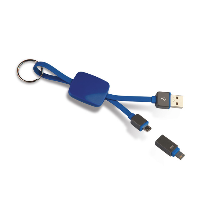Cable 2 en 1 de plástico
