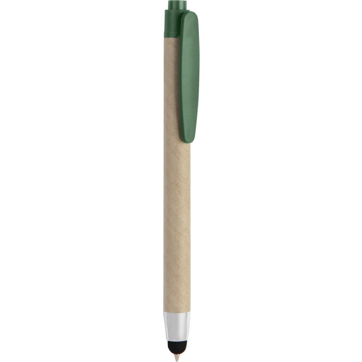 Bolígrafo papel reciclado pantalla táctil