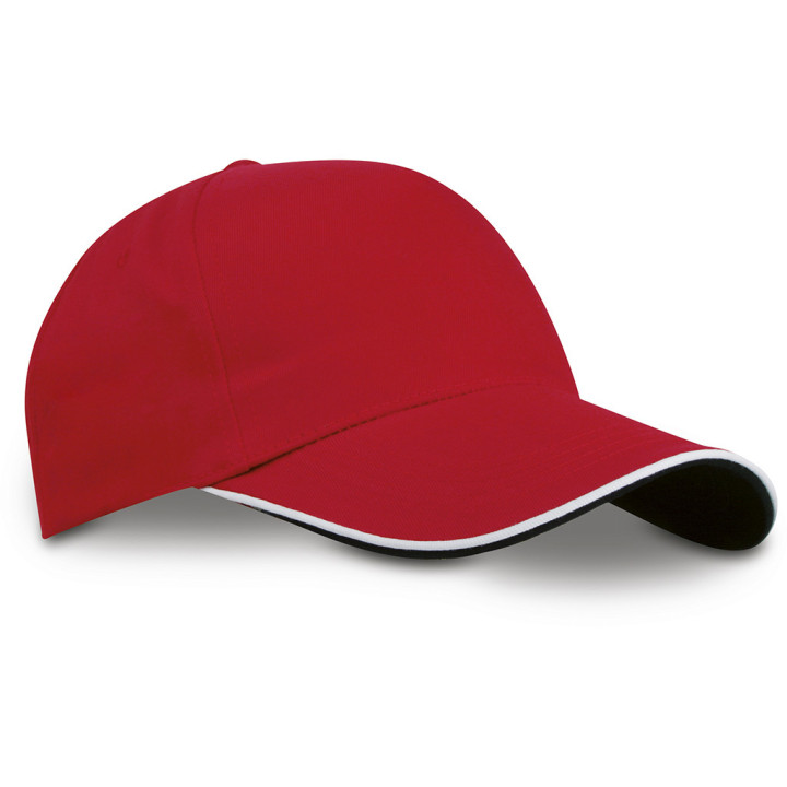Gorra 5 paneles bandera italiana