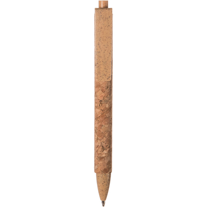 Bolígrafo en corcho, paja de trigo y abs