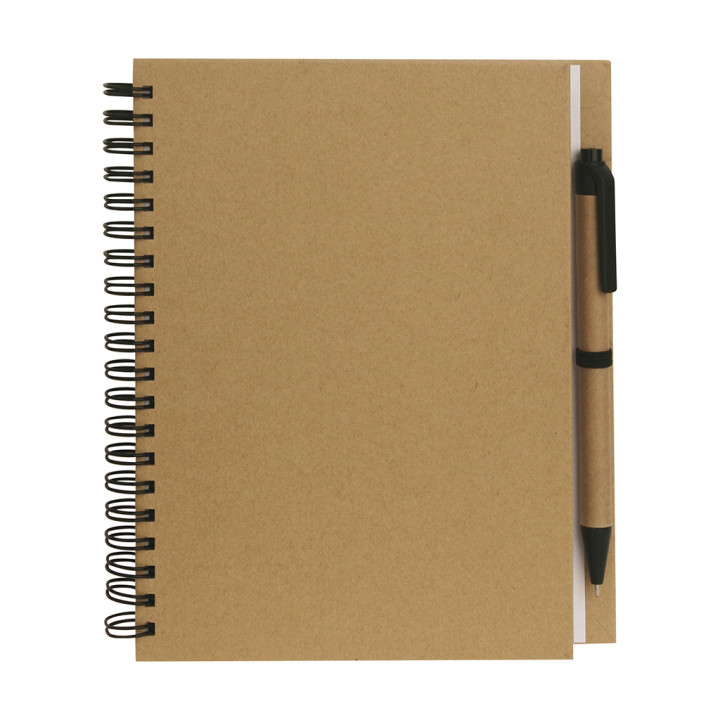 Libreta ecológica con bolígrafo