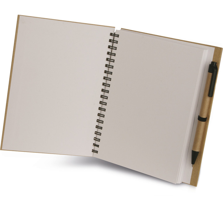 Libreta ecológica con bolígrafo
