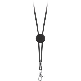 Lanyard cordón poliéster con placa estampación