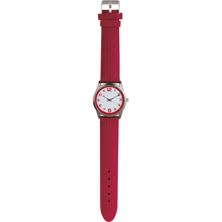 Reloj analógico personalizable metal/silicona