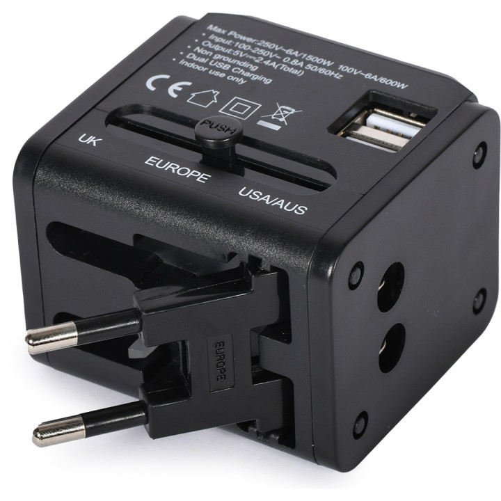 Adaptador de corriente universal