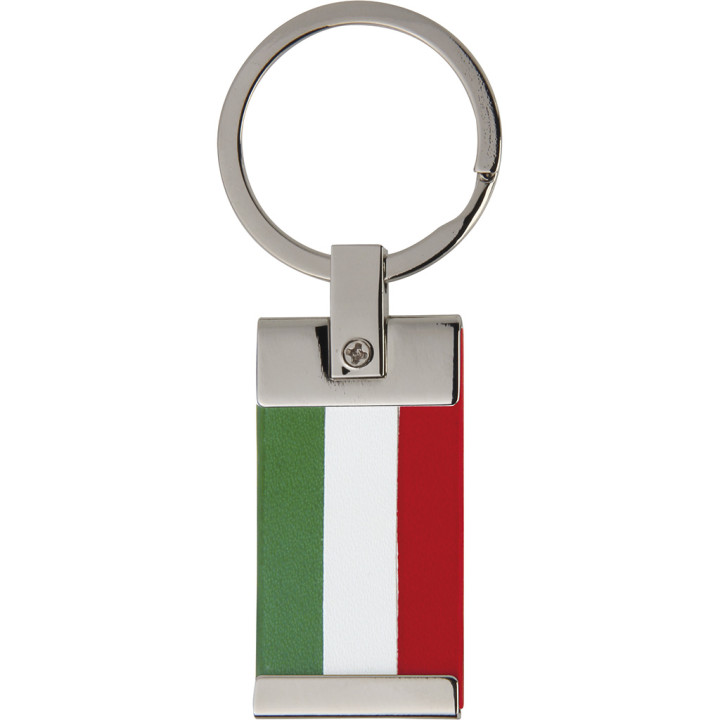 Llavero metal/pvc bandera italiana