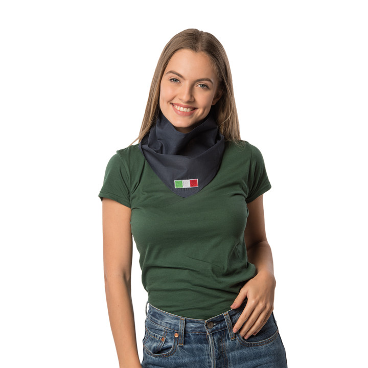 Bandana con bandera italiana