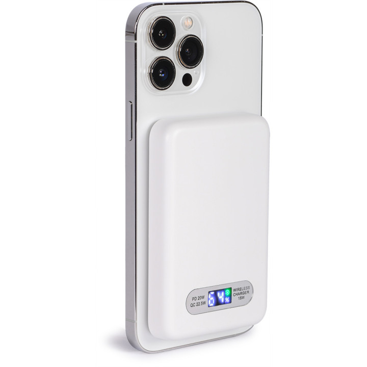 Cargador inalámbrico y usb de 5000 mah