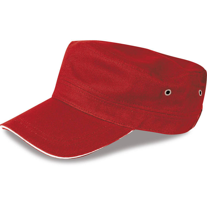 Gorra militar tela algodón 320 gr/m2