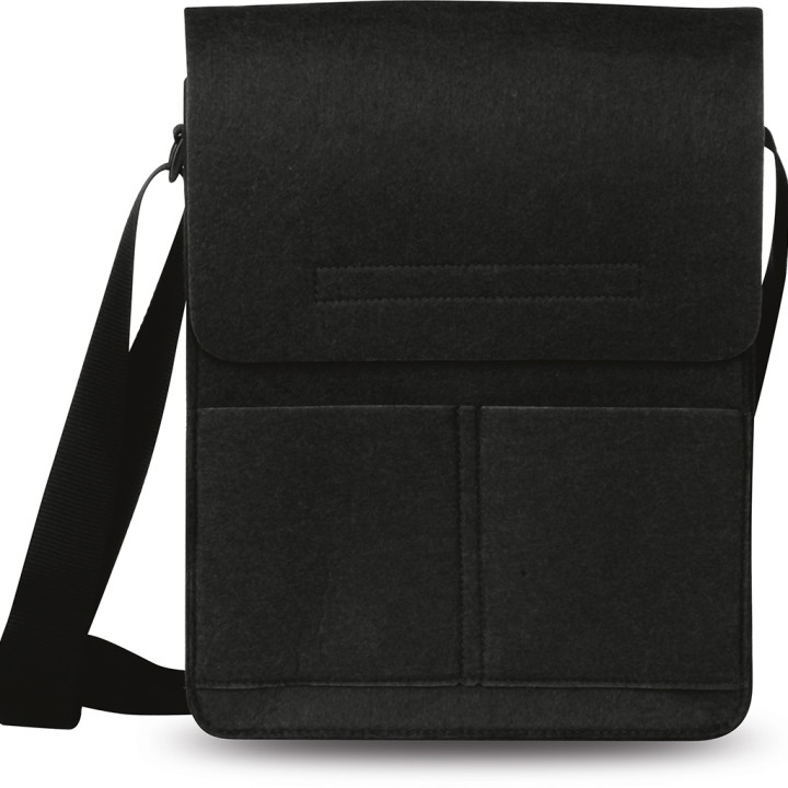 Bolso de hombro fabricado en fieltro
