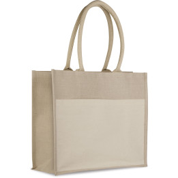 Bolsa shopping juco/algodón