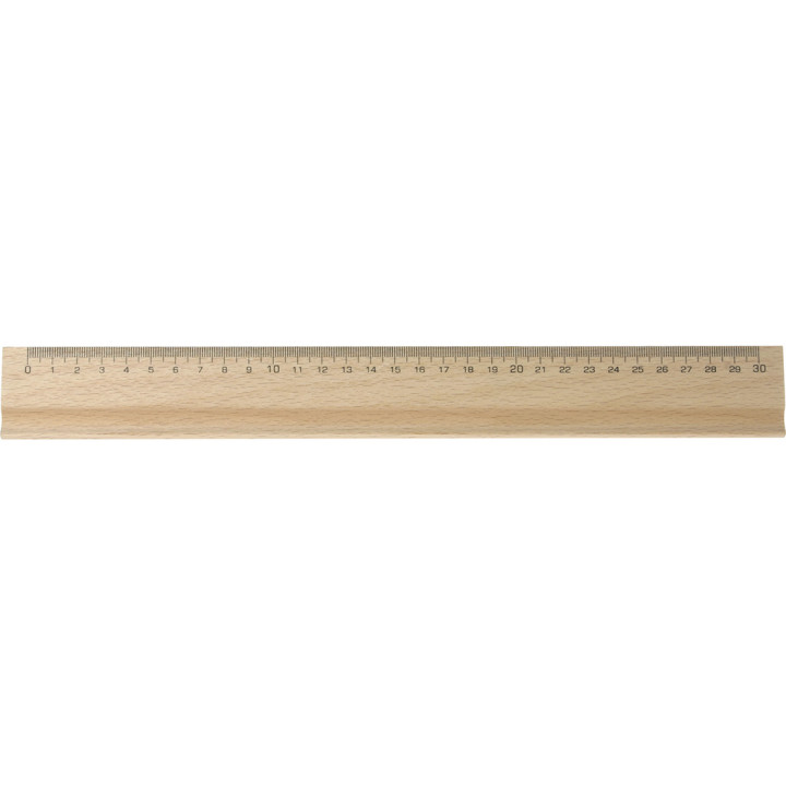 Regla 30 cms de madera