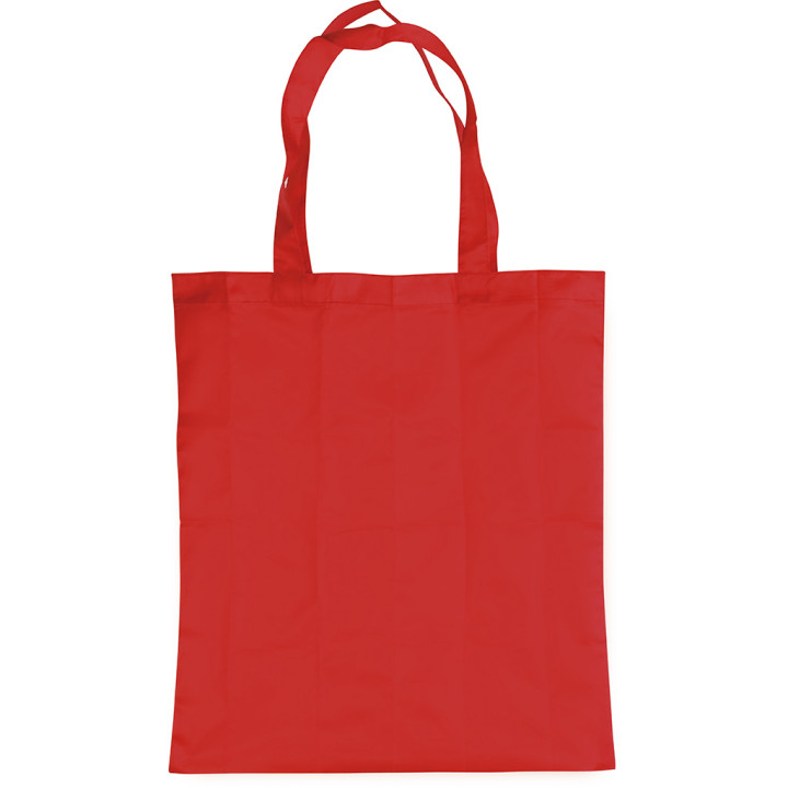 Bolsa shopping plegable poliéster 170t lápiz de labios