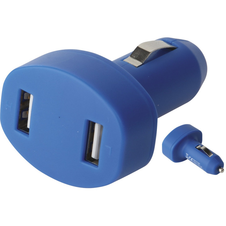 Cargador usb doble para coche