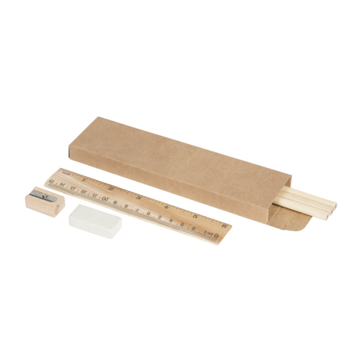 Set escritura madera