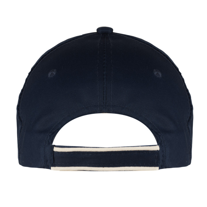 Gorra 6 paneles 65% poliéster/35% algodón