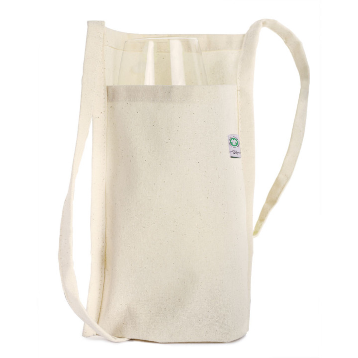 Bolsa de hombro pequeña de algodón orgánico