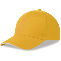 Gorra 6 paneles sandwich 80% poliéster/20% algodón