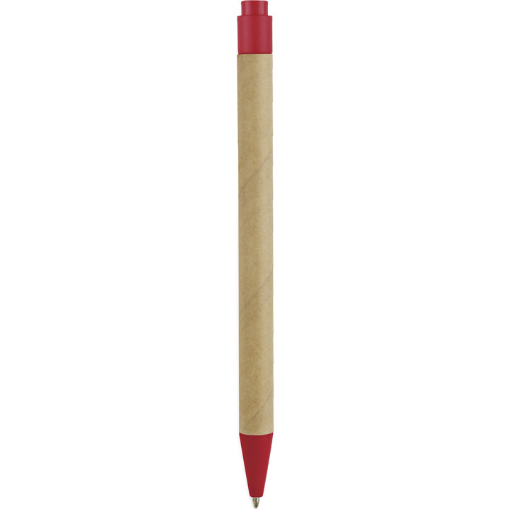 Boligrafo biodegradable y cartón reciclado