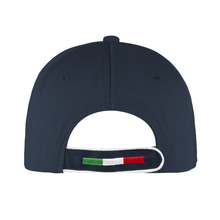 Gorra 6 paneles sandwich bandera italiana