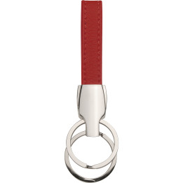 Llavero doble anilla metal/pvc