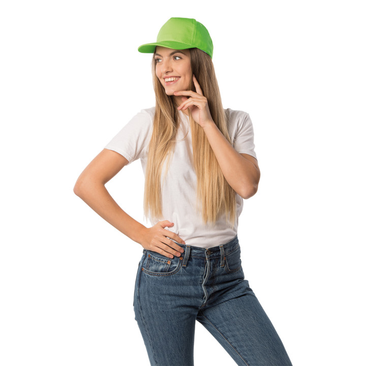 Gorra golf 5 paneles 100% algodón