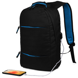 Mochila para portátil con puerto de carga usb