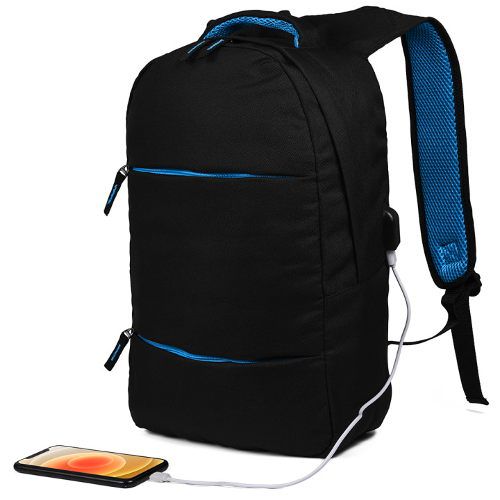 Mochila para portátil con puerto de carga usb