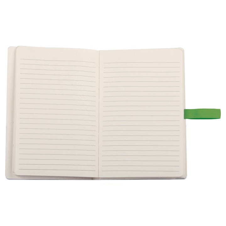 Bloc de notas fabricado con cartones de leche