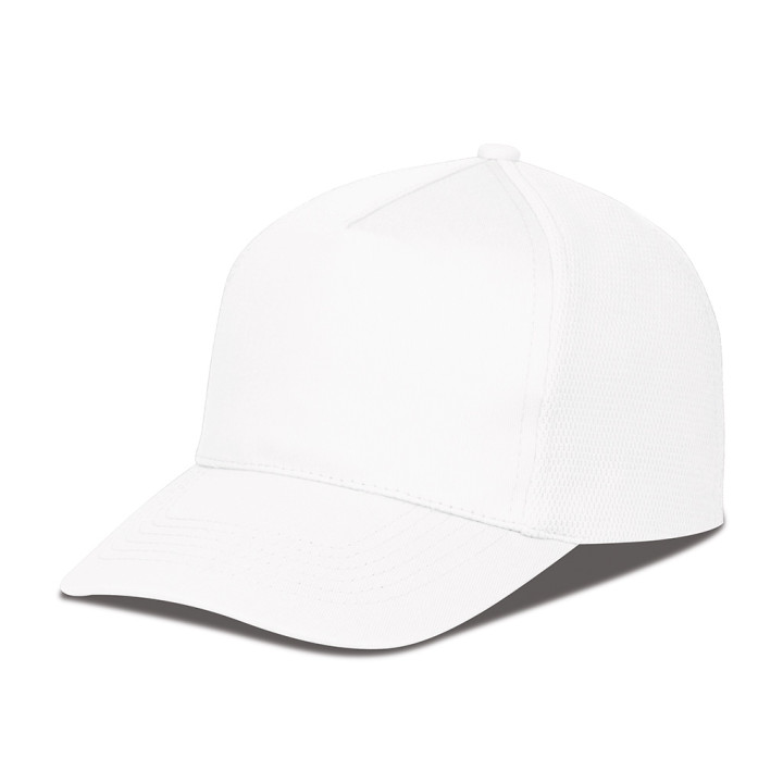 Gorra de rejilla 5 paneles algodón/poliéster
