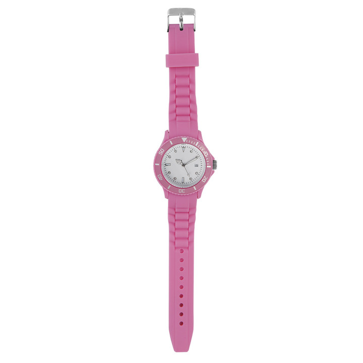Reloj analógico personalizable plástico/silicona
