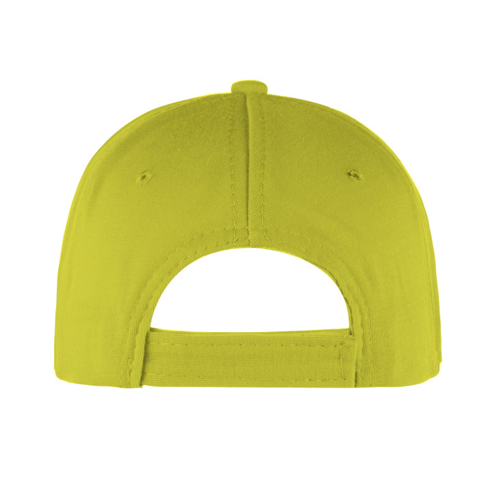 Gorra golf 5 paneles bicolor 100% poliéster