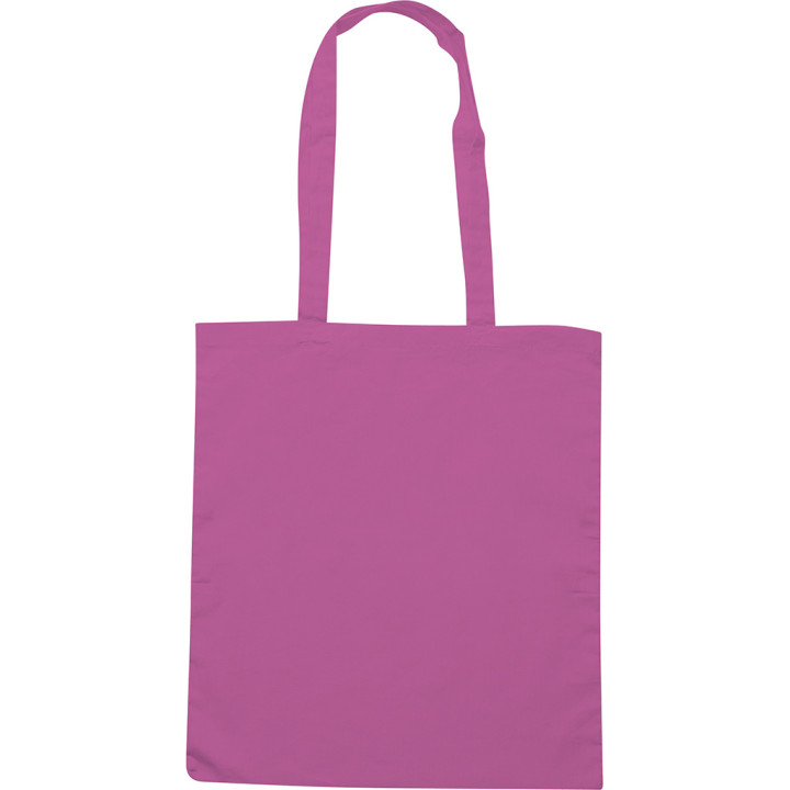Bolsa shopping de algodón 100 gr/m2 asa larga