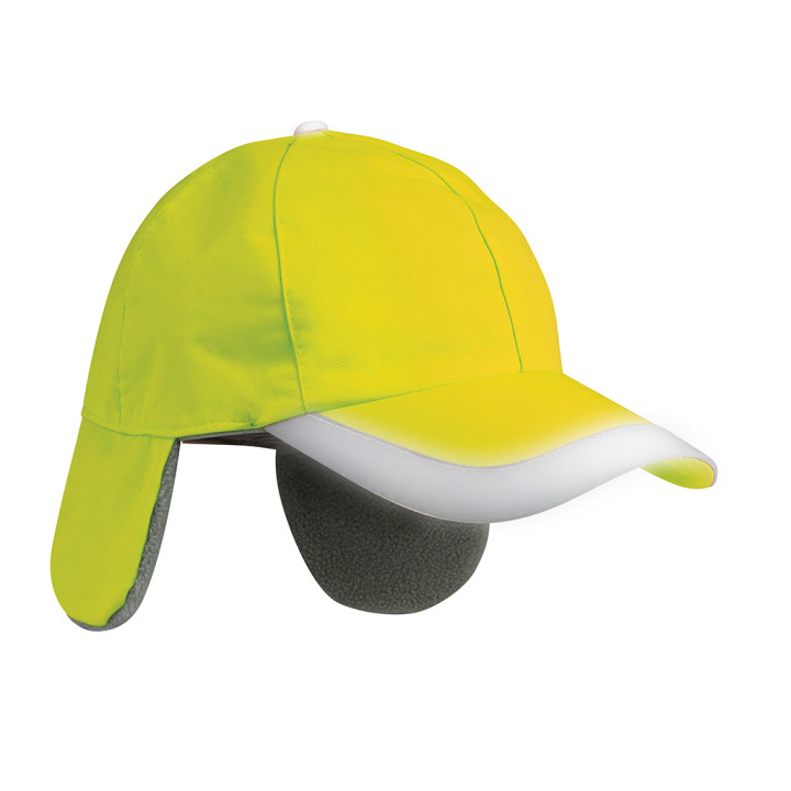 Gorra invierno 6 paneles forro polar/poliéster