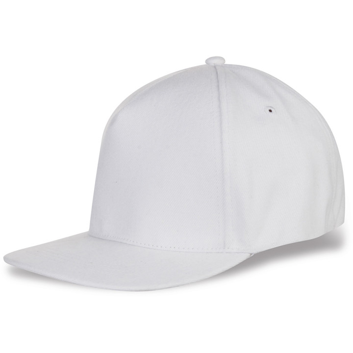 Gorra rapper 5 paneles 100% algodón
