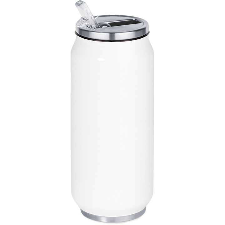 Botella termo de 500 ml de doble pared en forma de lata