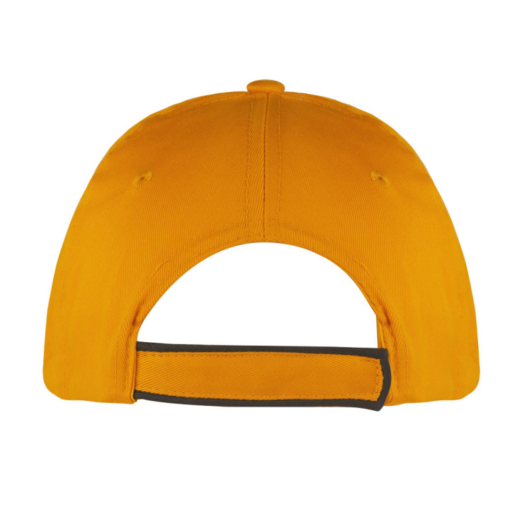 Gorra 5 paneles piping 100% algodón