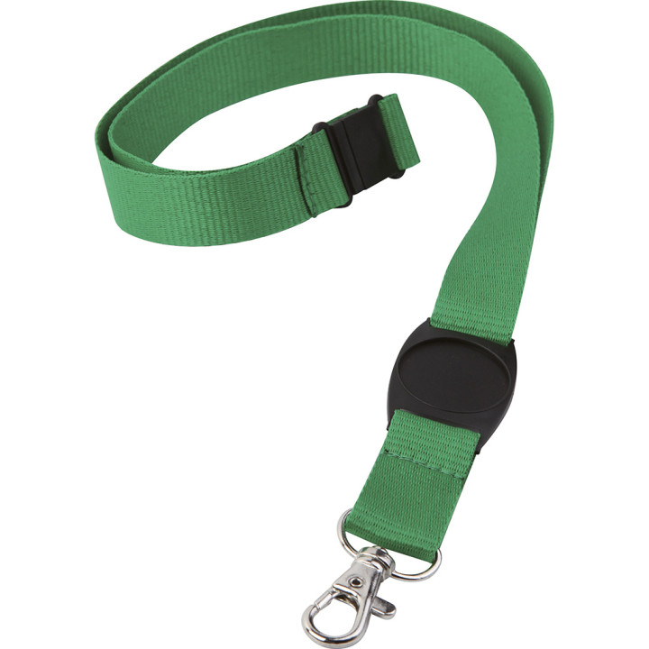 Lanyard poliéster placa estampación 2 cms