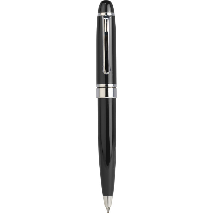 Mini boligrafo de metal cierre rotación