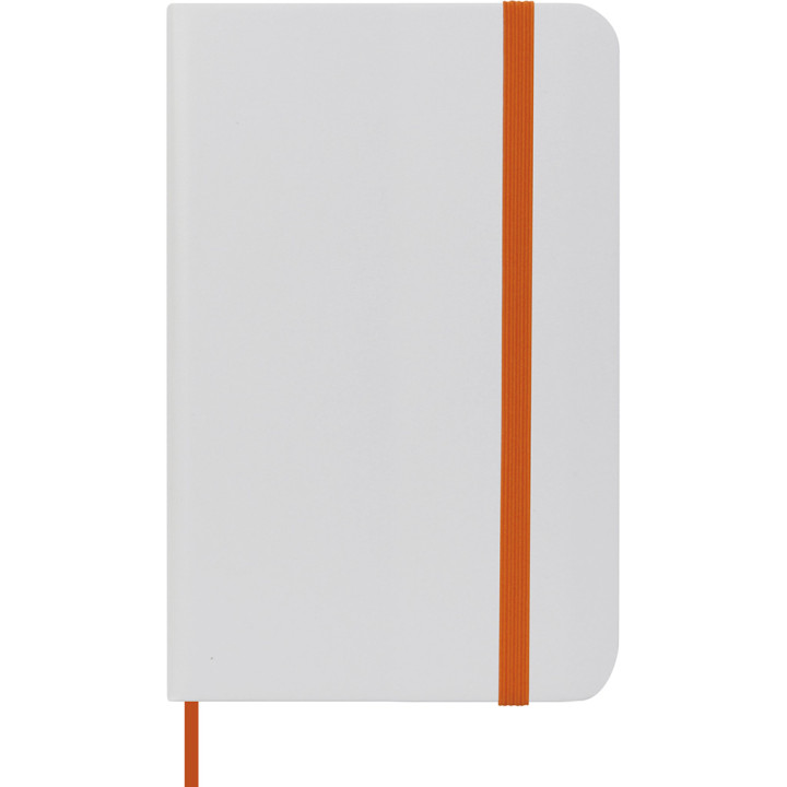 Libreta a6 tipo moleskine pvc/papel